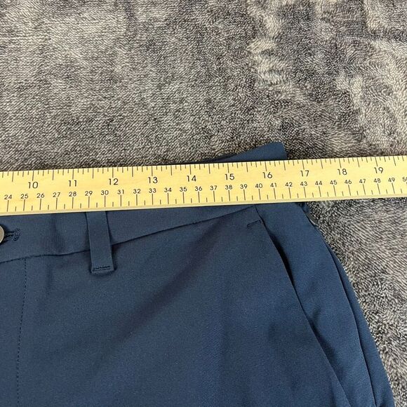 Lululemon ABC Warpstreme Men's Pants 33X26 Navy Blue Square Dot LM5AQXS - Picture 4 of 8